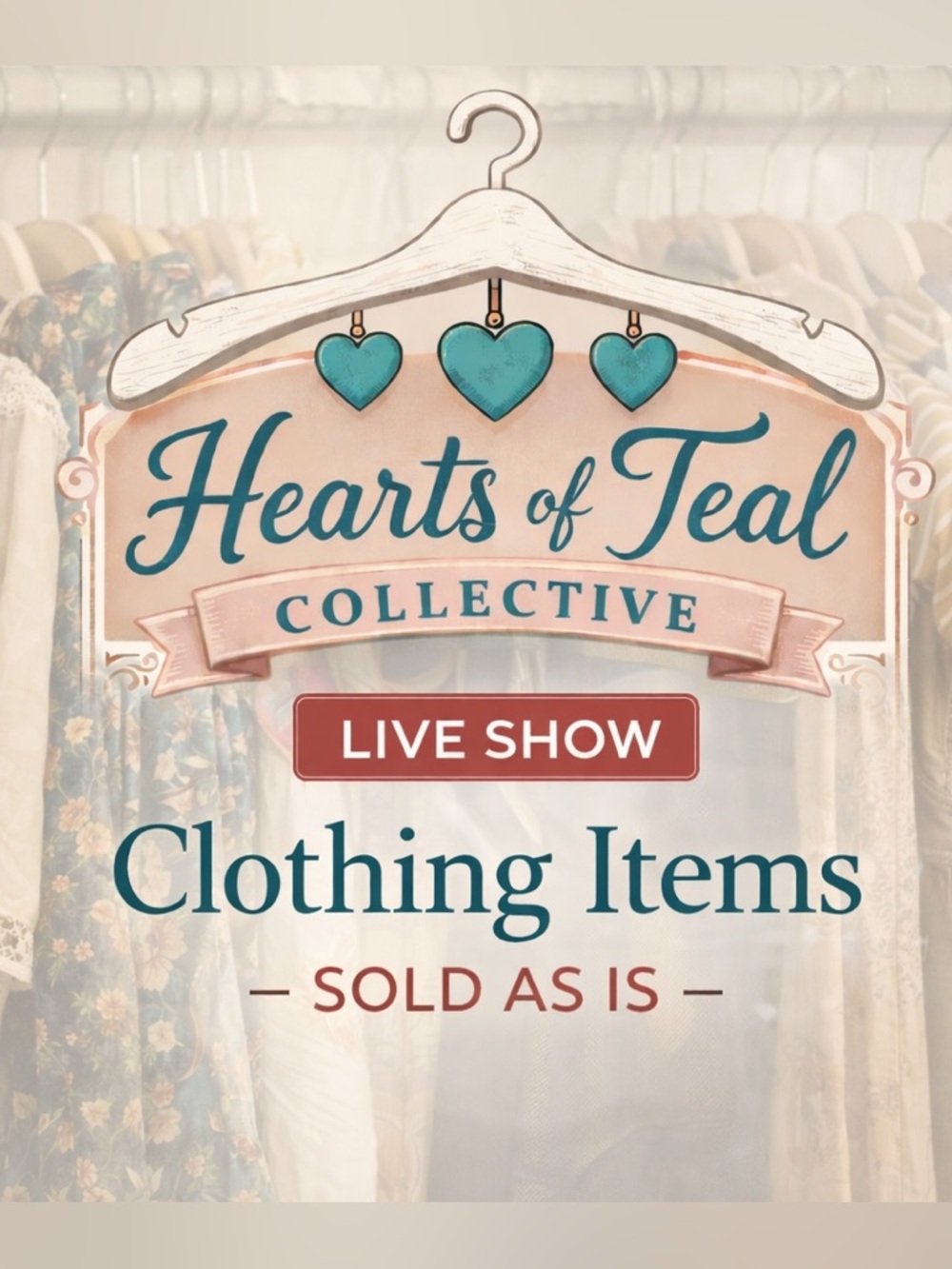 LIVE SHOW•#08•CLOTHING ITEM•SOLD “AS IS”•ALL SALES ARE FINAL